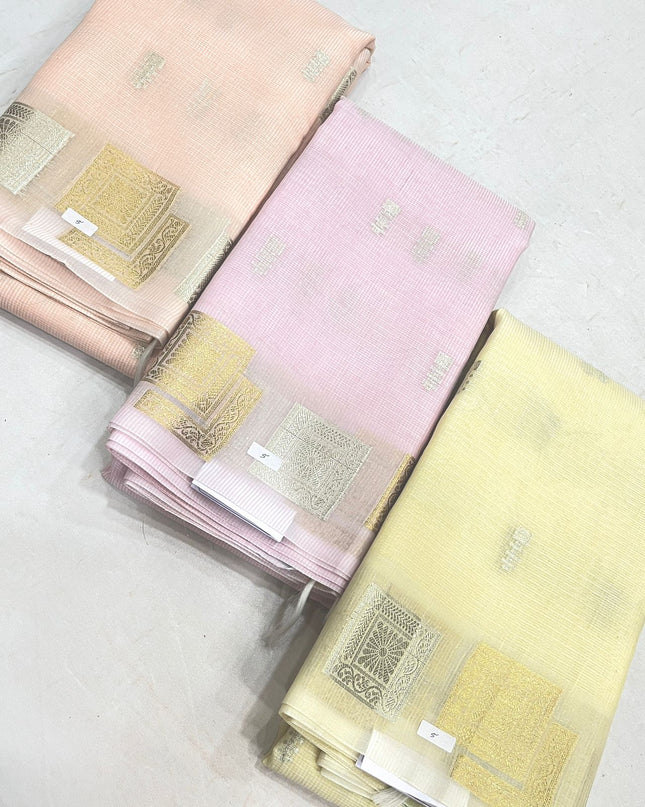 Affordable Luxury Pastel Soft Silk Saree