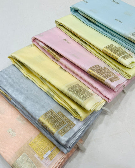 Affordable Luxury Pastel Soft Silk Saree