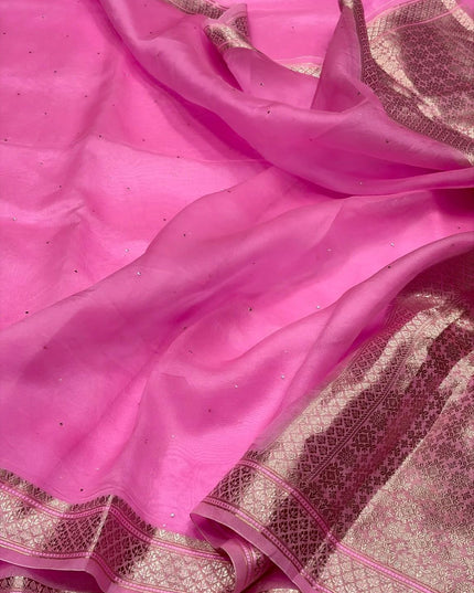 Premium Banarasi Pure Organza Silk Saree