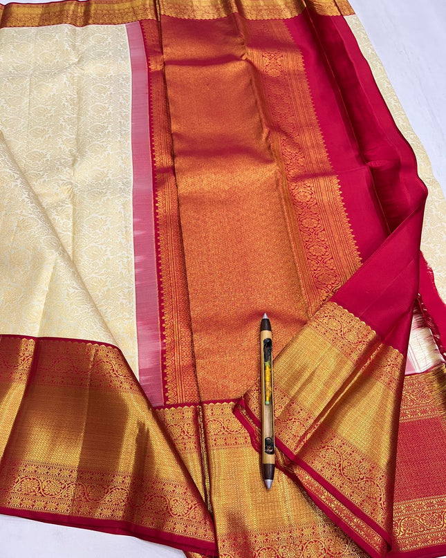 Kanchipuram Pure Silk Bridal Saree | Handwoven Wedding Saree