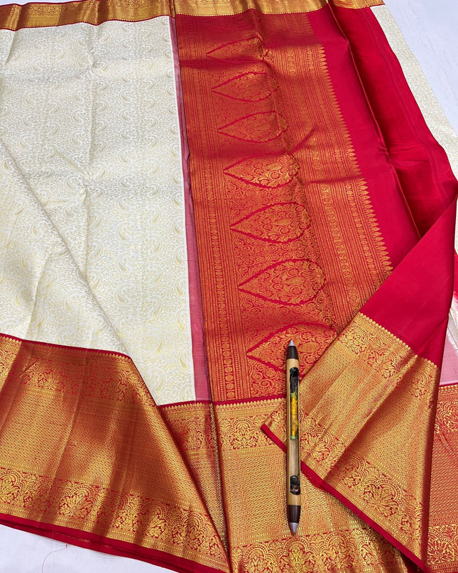 Kanchipuram Pure Silk Bridal Saree | Handwoven Wedding Saree