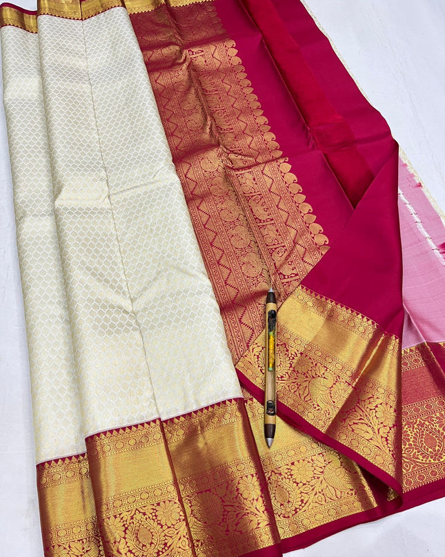 Kanchipuram Pure Silk Bridal Saree | Handwoven Wedding Saree