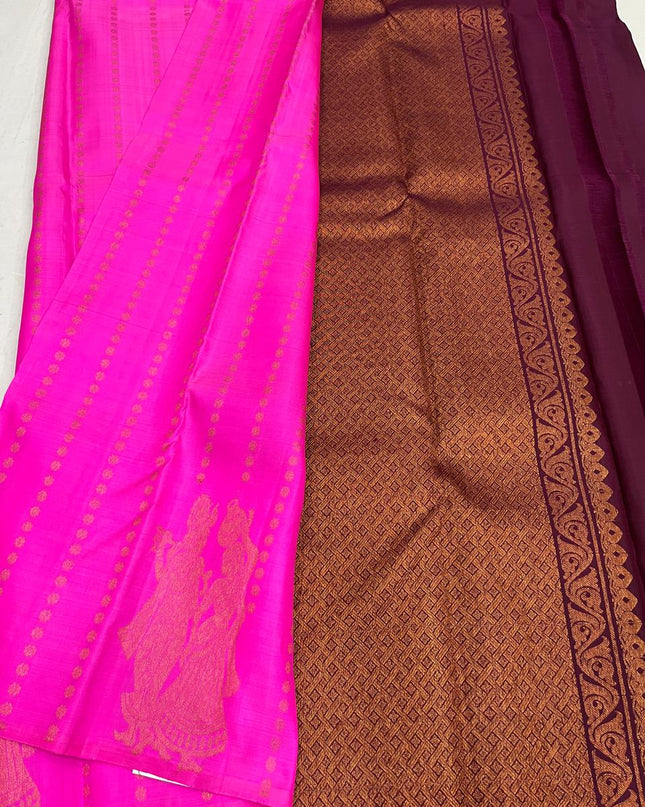 Kanchipuram Pure Silk Mark Certified Saree | Authentic Handwoven