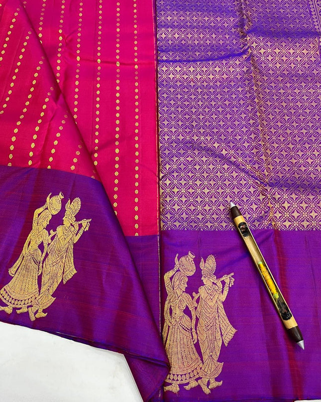 Kanchipuram Pure Silk Mark Certified Saree | Authentic Handwoven