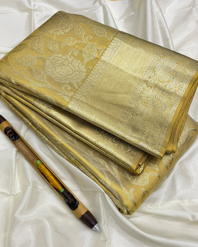 Kanchipuram Handloom Pure Silk Saree | Traditional Weaving