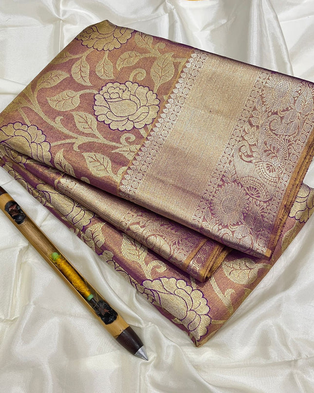 Kanchipuram Handloom Pure Silk Saree | Traditional Weaving