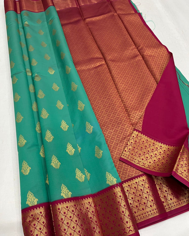 Affordable Luxury Kanchipuram Soft Silk Saree