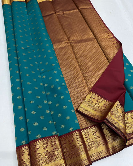 Affordable Luxury Kanchipuram Soft Silk Saree