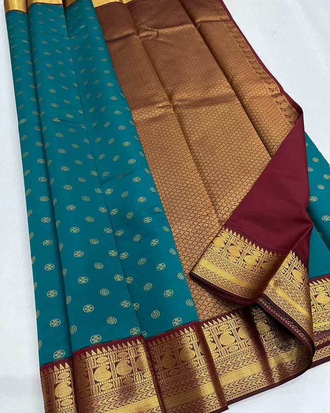 Affordable Luxury Kanchipuram Soft Silk Saree