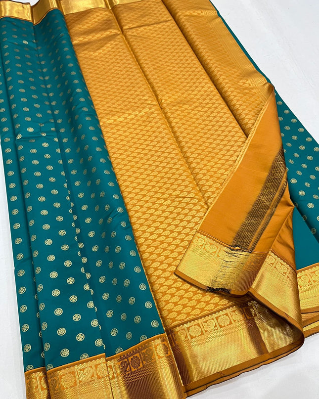Affordable Luxury Kanchipuram Soft Silk Saree