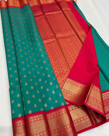 Affordable Luxury Kanchipuram Soft Silk Saree