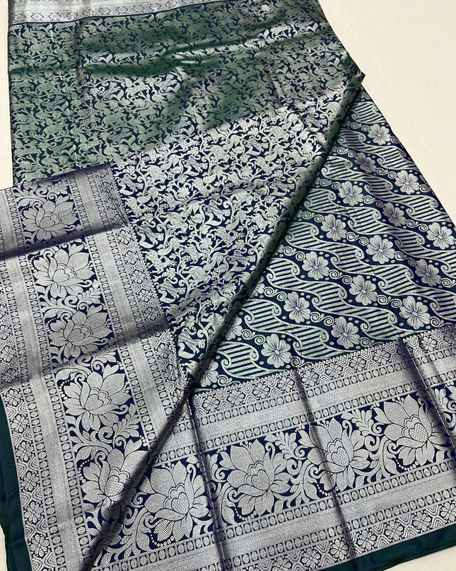 Affordable Luxury Kanchipuram Soft Silk Bridal Saree