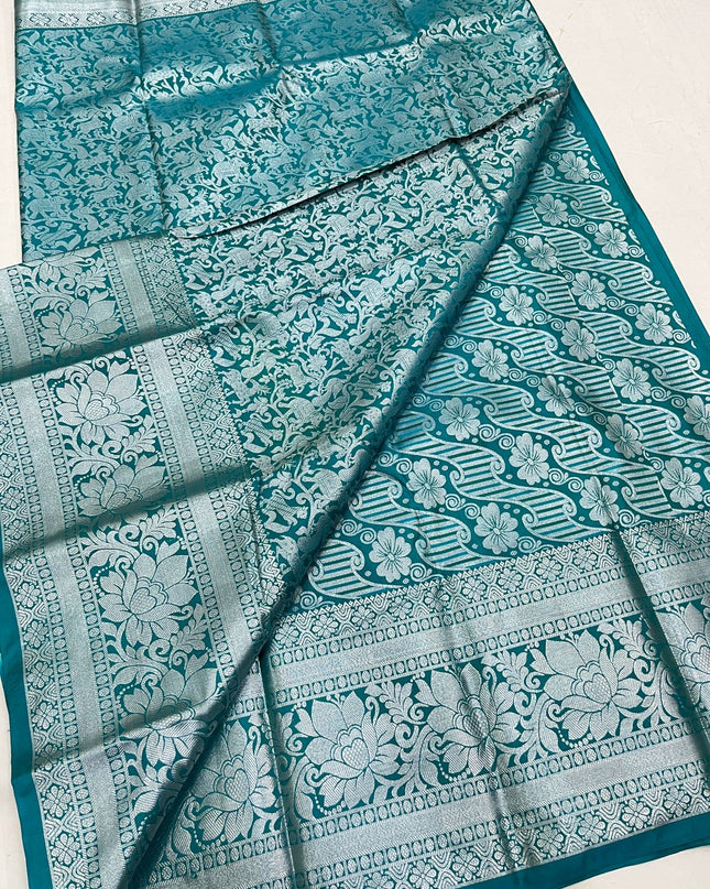 Affordable Luxury Kanchipuram Soft Silk Bridal Saree